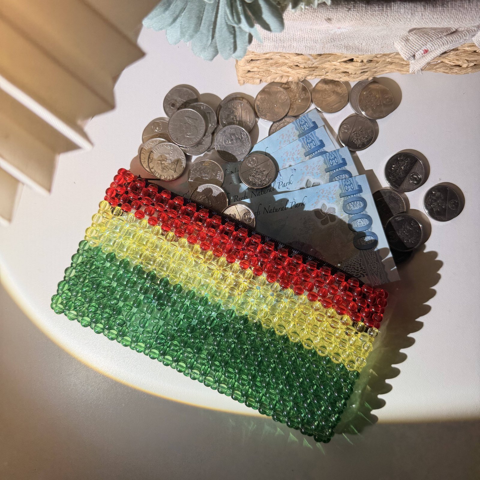 Beaded Long Wallet RYD
